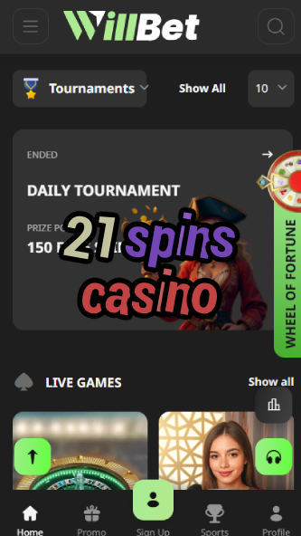 21 Spins Casino - 21 Free Spins Bonus-www.bdqngd.com